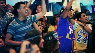 Lakers Lose But Fans Win Big at ESPN Zone with Lakers Nation [upl. by Ojyllek764]