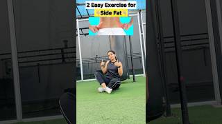 Exercise for side fatweightloss bellyfat motivation shorts shortvideo youtubeshorts trending [upl. by Meave]