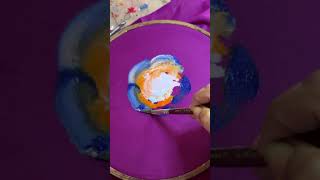 Wet on wet easy painting paintingideas fabricpainting kaviartstudio [upl. by Arta279]