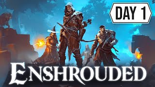 Enshrouded Gameplay – RPG Survival Game – Part 1 Walkthrough Guide Review [upl. by Iam]