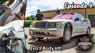 dclass Build Battle Episode 9 The 190e gets an Evo 2 body kit [upl. by Sidnak]