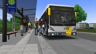 Omsi 2  Steam Edition  Busbetrieb Simulator  Map BRT Berlin  De Lijn Vlaanderen  Brttrainz [upl. by Anesusa]