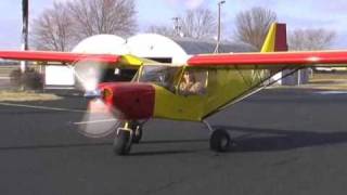 Hear the 85hp Jabiru 2200 engine on the Zenith STOL CH 701 [upl. by Anned]