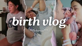 my first birth vlog real amp raw [upl. by Seugram742]