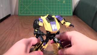 Transformers Generations Fall of Cybertron Swindle Review Combaticon Bruticus Deluxe [upl. by Inilahs]