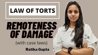 Remoteness of Damage Law of Torts [upl. by Mettah955]