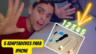 5 ADAPTADOR PARA IPHONE CUSTOBENEFÍCIO Entenda tudo [upl. by Gnoc56]