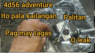 4d56 adventure diesel valve cover gasket paano mag palit [upl. by Gainer]