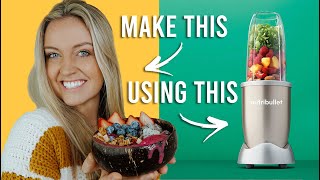 How To Make a THICK Smoothie Bowl In a Nutribullet [upl. by Raamaj]