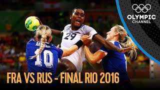 France v Russia  Womens Handball Final  Full Match  Rio 2016 Replays [upl. by Ledua]