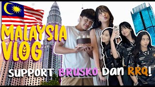 MALAYSIA VLOG Nonton RRQ di M6 dan kasih surprise buat Brusko [upl. by Sitnik]