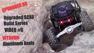 SCX6 Build Series Video 6 Installing Vitavon Axels with Limited Slip Diff Set [upl. by Ahsienek379]