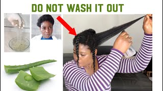 Leave in Conditioner for fast hair growth How to make Aloe Vera leave in Conditioner Aloe Vera gel [upl. by Luy]