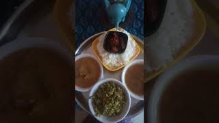 Afternoon Lunch Yummy Vendakkai SambarParuppu RasamThattaikkai Poriyal tastytrending ytshorts [upl. by Joby142]