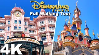 Disneyland Paris Walking Tour 4K [upl. by Ordnagela]