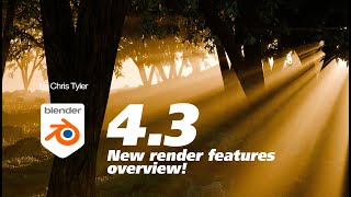 Blender 43 is almost out Awesome new render features overview [upl. by Eldred299]