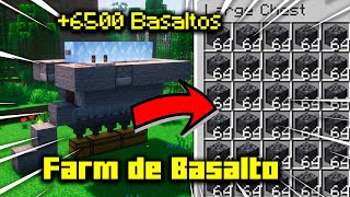 ✔ FARM de BASALTO 6500 pHora  Minecraft 119 [upl. by Atisusej]