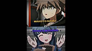 Makoto Naegi VS Sayaka Maizono  Edit  shorts  Danganronpa [upl. by Nylirac]