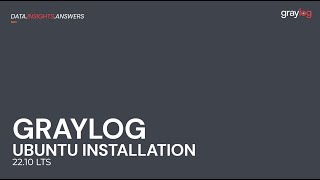 How To Install Graylog V5 On Ubuntu [upl. by Fennie]