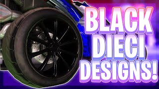 The 10 Best Black Dieci Designs Of All Time Rocket League Car Designs [upl. by Anivlis781]