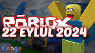 22 Eylül 2024  Roblox Haberleri [upl. by Eintruok637]