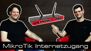 MikroTik Tutorial 03 Internetzugang deutsch [upl. by Darill302]