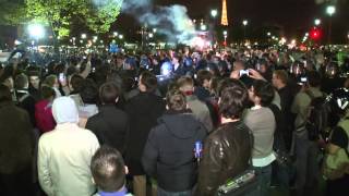 Legers incidents Manif pour Tous Invalides  Paris 18 avril 2013 [upl. by Hobie347]