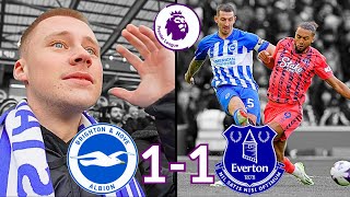 Brighton Struggle Against Everton Again  Brighton VS Everton  Match Day Vlog [upl. by Pomona261]