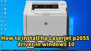 HP LaserJet P2055dn Printer Installation via USB Cable KhanZ Brothers hp printer laserjet 2055 [upl. by Vassaux465]