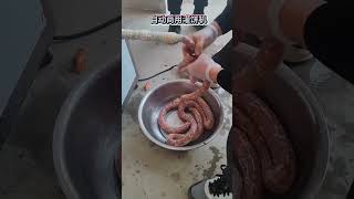 自动灌肠机 ，做火腿的机器 ham maker machine kitchen foodfactory meat [upl. by Peirce]