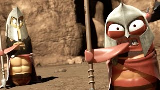 LARVA  LARVA SPARTANS  LARVA 300  Videos For Kids  Larva Cartoon  Larva Animation [upl. by Ahsitram]