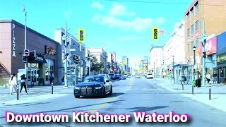 Downtown Kitchener Waterloo Ontario Canada [upl. by Paloma]