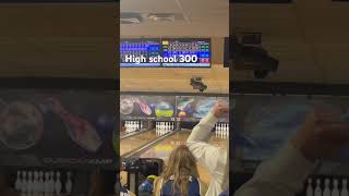 High school bowling match 300 bowling brandsofbrunswick hammer 300 envytour [upl. by Maddock]