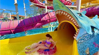 Aquashow Park  Shark Water Slide [upl. by Christophe]