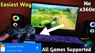 Easy Way 2022  How To Connect Any USB Joystick Gamepad To PC  Play Games With USB Joystick In PC [upl. by Goetz]