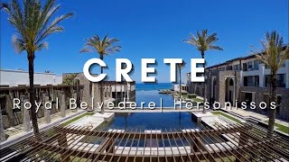 Hotel Royal Belvedere One Of The Best Places To Stay In Crete Vlog [upl. by Podvin]