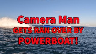 CAMERA MAN RAN OVER BY SPEEDBOAT [upl. by Rihana410]