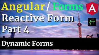 Angular Reactive Form  Part 4  4  Form Array  Dynamic Form  Multiple FormGroups [upl. by Elias]