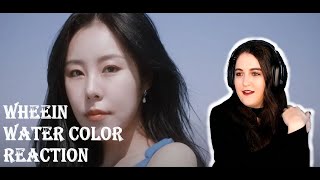 Whee In 휘인 Water Color Reaction [upl. by Yorle]