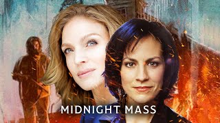 Midnight Mass Interview Annabeth Gish and Kristin Lehman [upl. by Yelkcub]