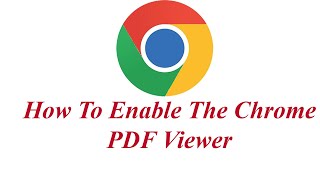 How To Enable The Chrome PDF Viewer [upl. by Arakat]