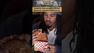 Shannon Tries JapaneseInspired Breakfast Sandwich With Keith Lee  CLUB SHAY SHAY [upl. by Adrian969]