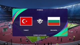 Türkiye U17 vs Bulgaria U17 04112024 UEFA U17 Euro 2024 PES 2021 [upl. by Lowenstern669]