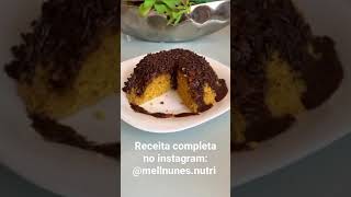 BOLO de CENOURA com BRIGADEIRO receitasaudavel receita shorts [upl. by Deny]