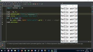 สอน Python 3 GUI รู้จักกับ tkinter สำหรับสร้าง GUI เบื้องต้น [upl. by Estren]