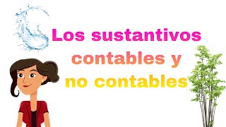 Los sustantivos contables y no contables  Aprende con Pepa [upl. by Easlehc70]