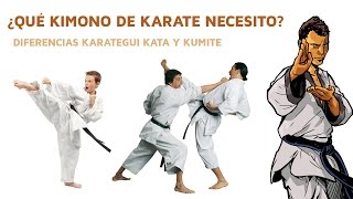 KIMONO DE KARATE ¿KATA O KUMITE [upl. by Ojeitak]