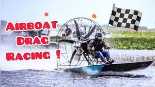 Fastest Airboats ever Drag racing [upl. by Sirromaj]