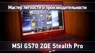 MSI GS70 Stealth Pro  Mастер легкости и производительности Обзор [upl. by Ecirtaed]