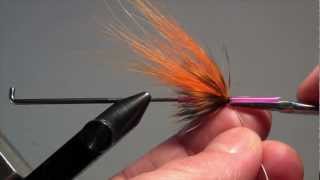 Fly tying  techniques for hair materials wings [upl. by Nylaf]